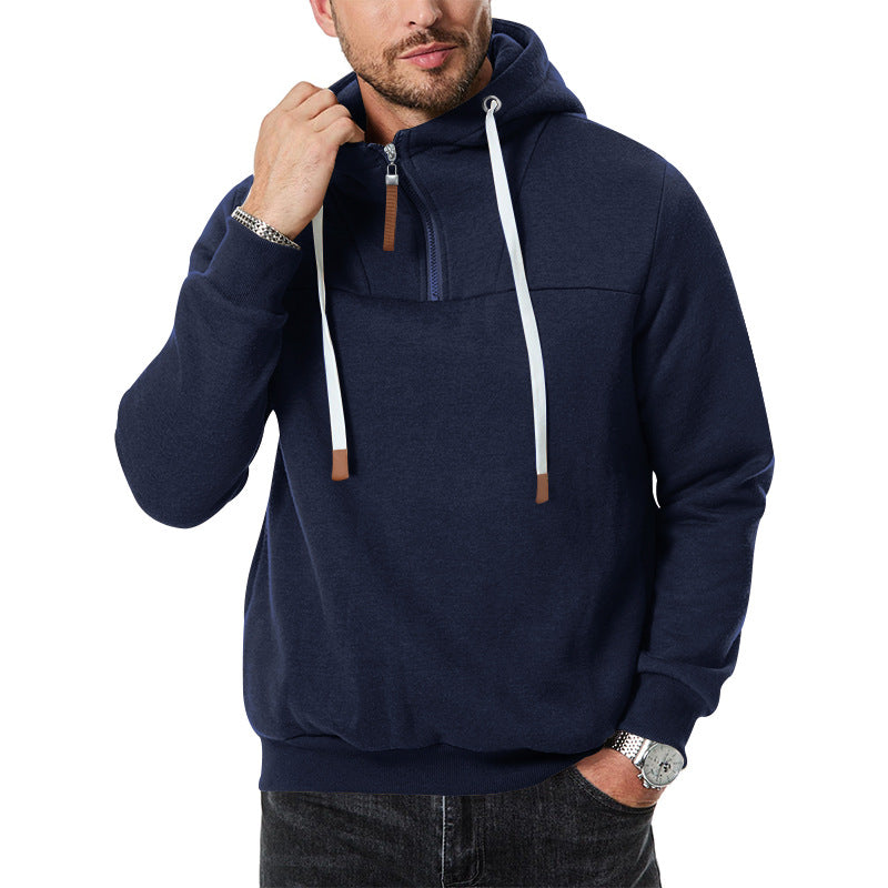 Men's Half Zipper Sports Hoodie