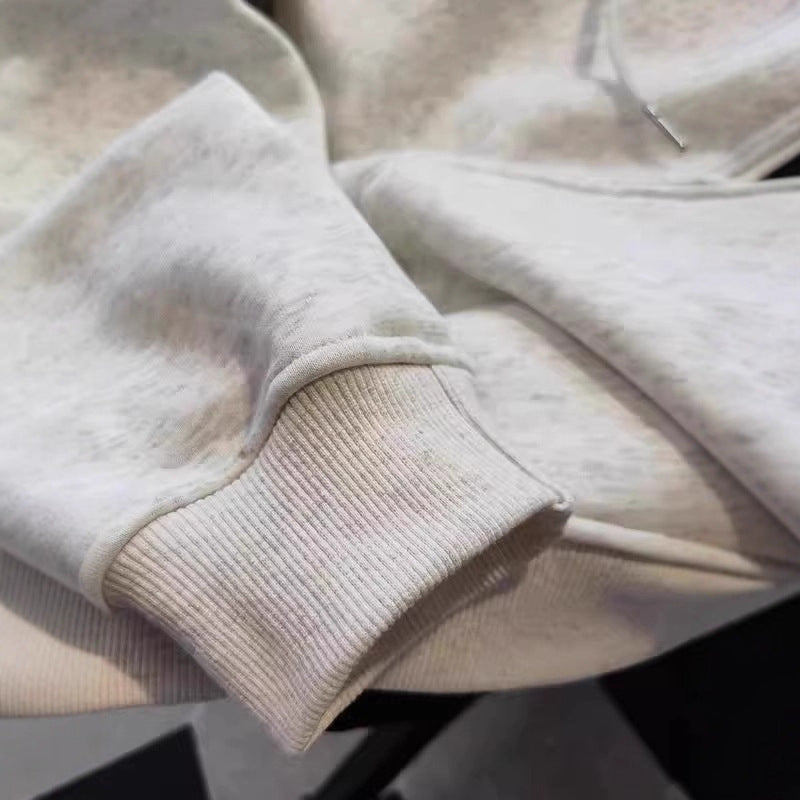 style casual design hoodie with cartoon character long sleeve top for men