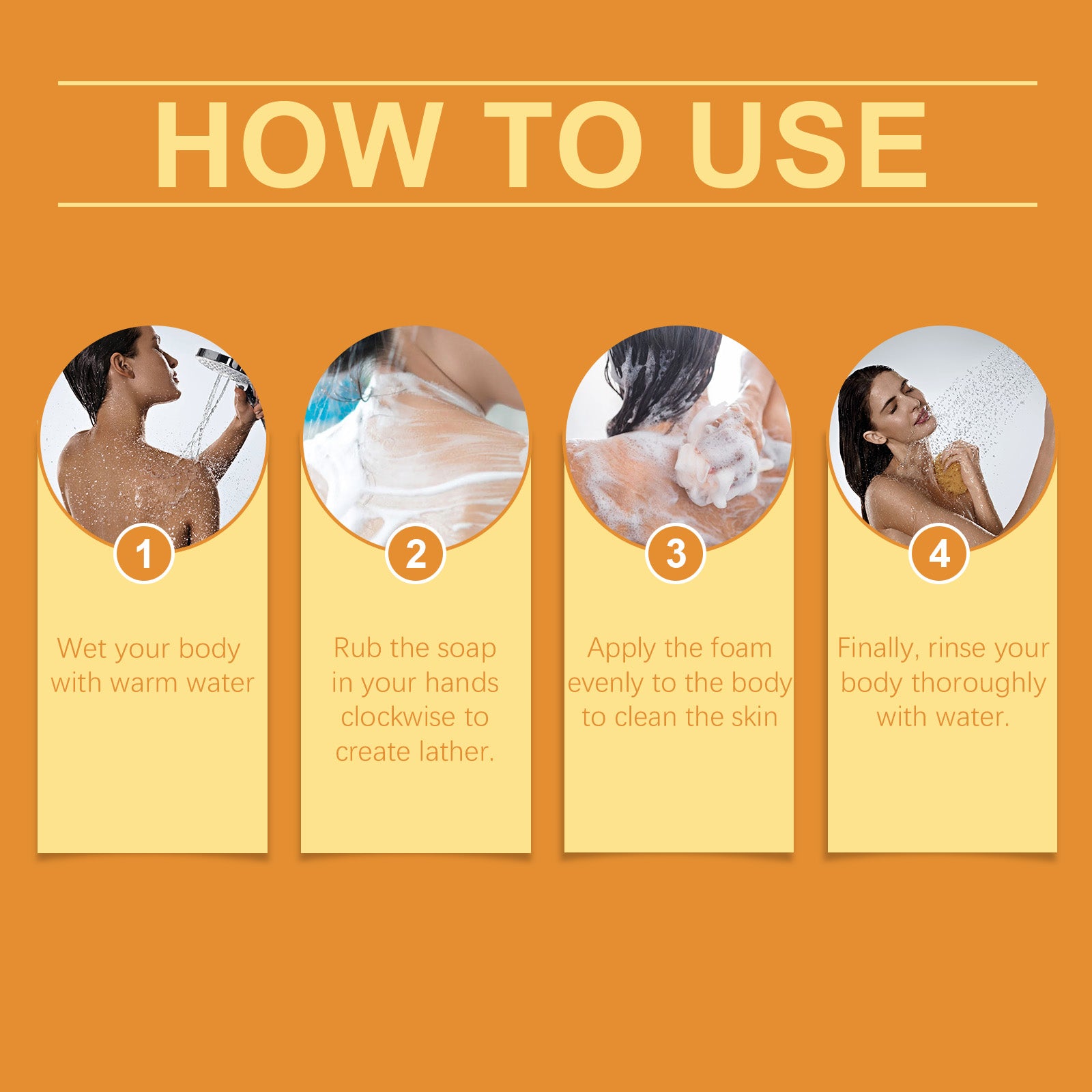 Oceaura Body Cleansing Bath Soap Moisturizes And Moisturizes Body Cleansing Skin Exfoliating Dark Bath Body Soap