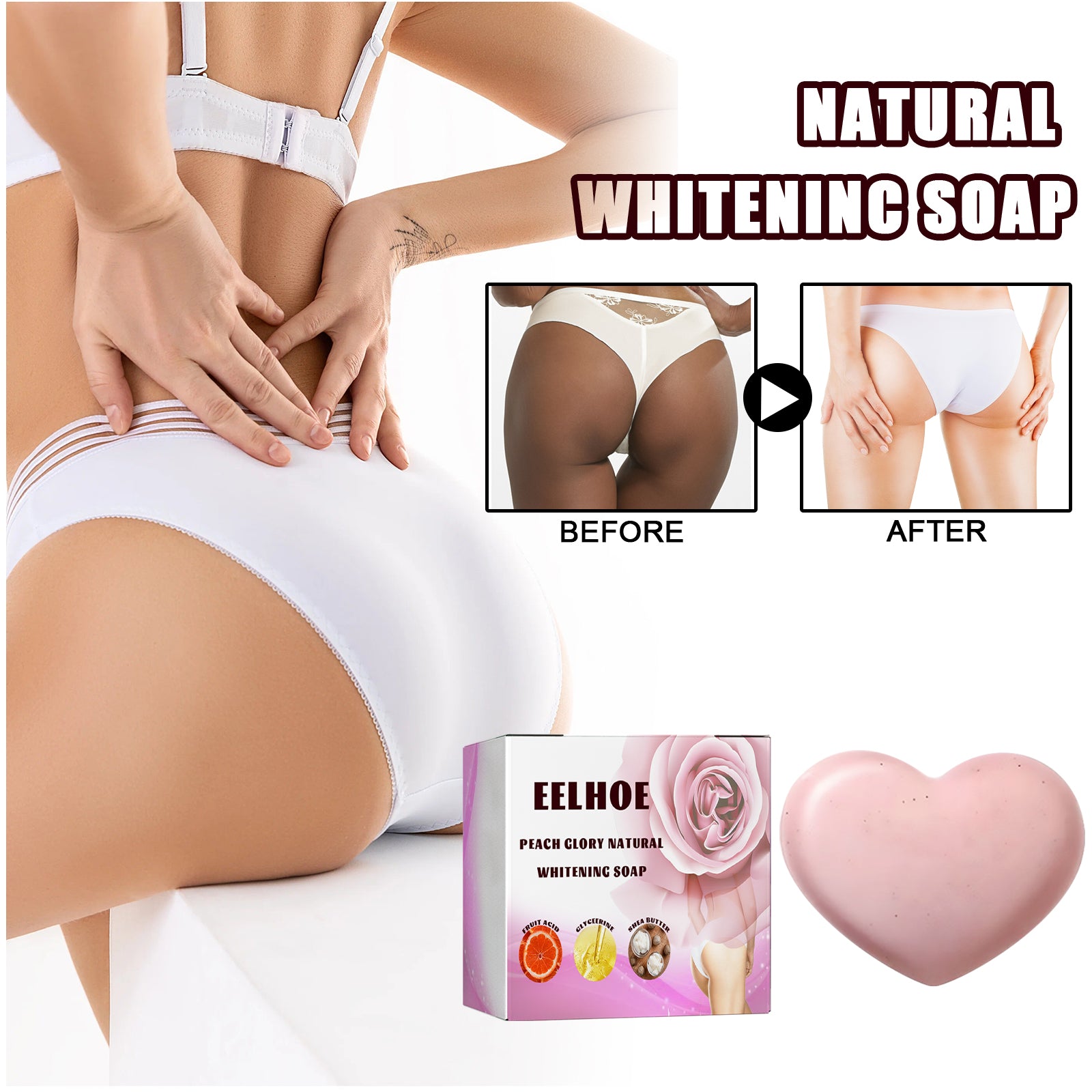 Bath Soap, Acne Removal Moisturizing Brightening Skin Body Cleansing Soap