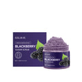 EELHOE Blackberry Sugar Body Scrub Gentle Cleansing Exfoliating Smooth Skin Hydrating Moisturizing Scrub