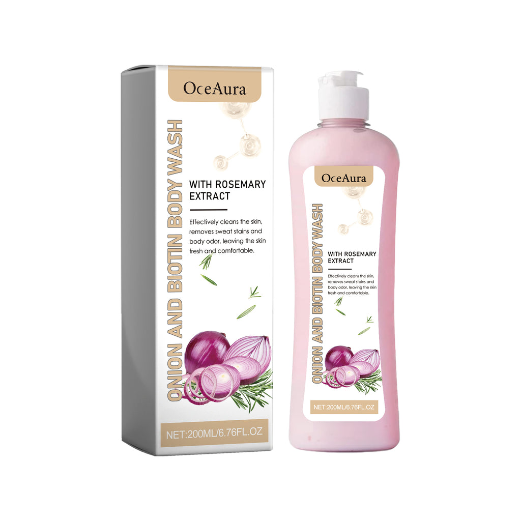 Onion Biotin Body Wash, Mildly Clean Is Efficient To Reduce Dry And Moisturizing
