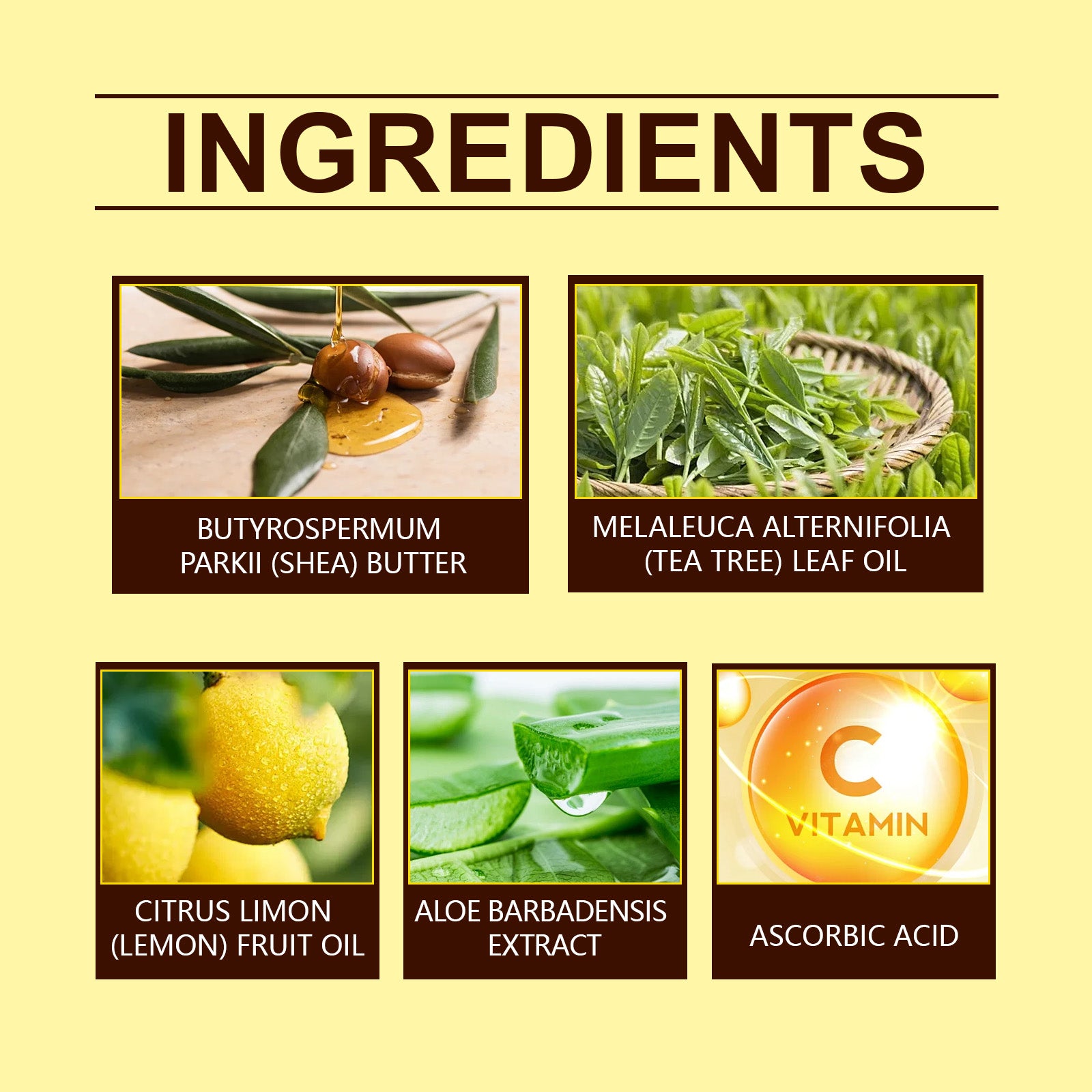 OceAura Lemon Herbal Vitamin C Soap Cleanser Body Skin Bath Mild Clean Refreshing Oil Control Skincare Soap