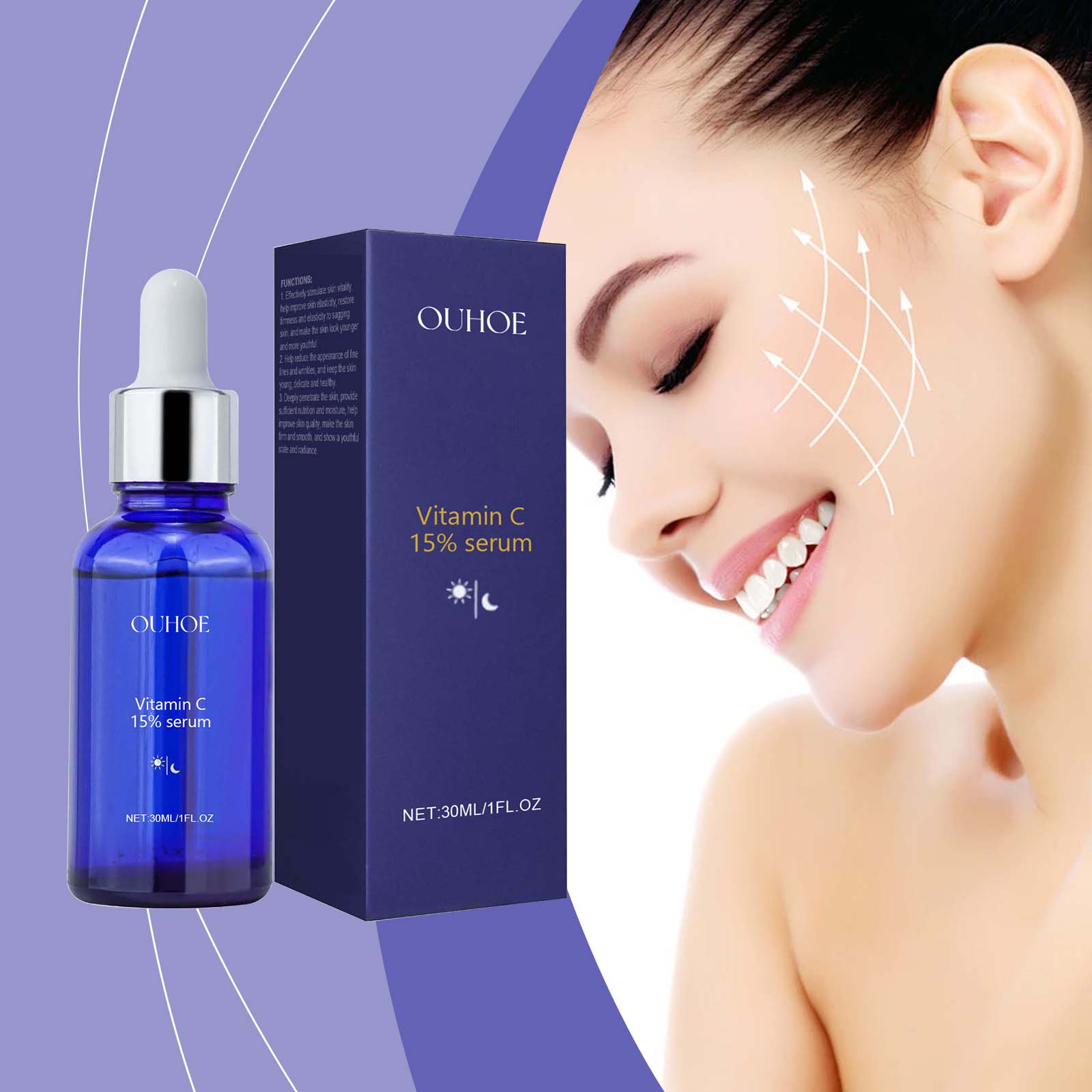 Facial Firming Serum Moisturizes And Moisturizes Facial Skin Gently And Nourishes Daily Skincare