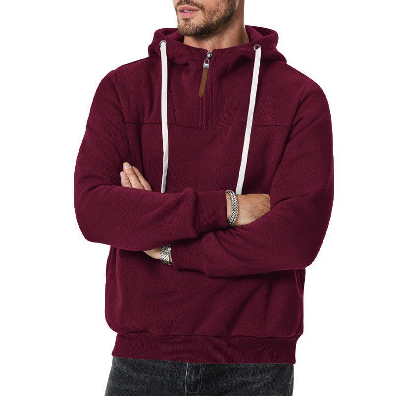 Men's Half Zipper Sports Hoodie
