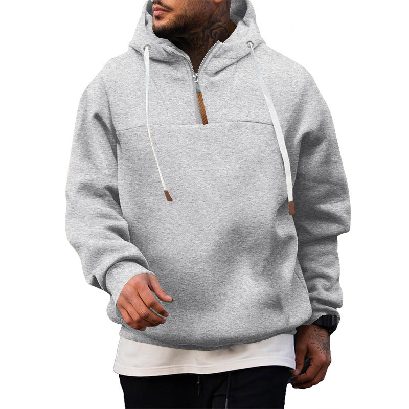 Men's Half Zipper Sports Hoodie
