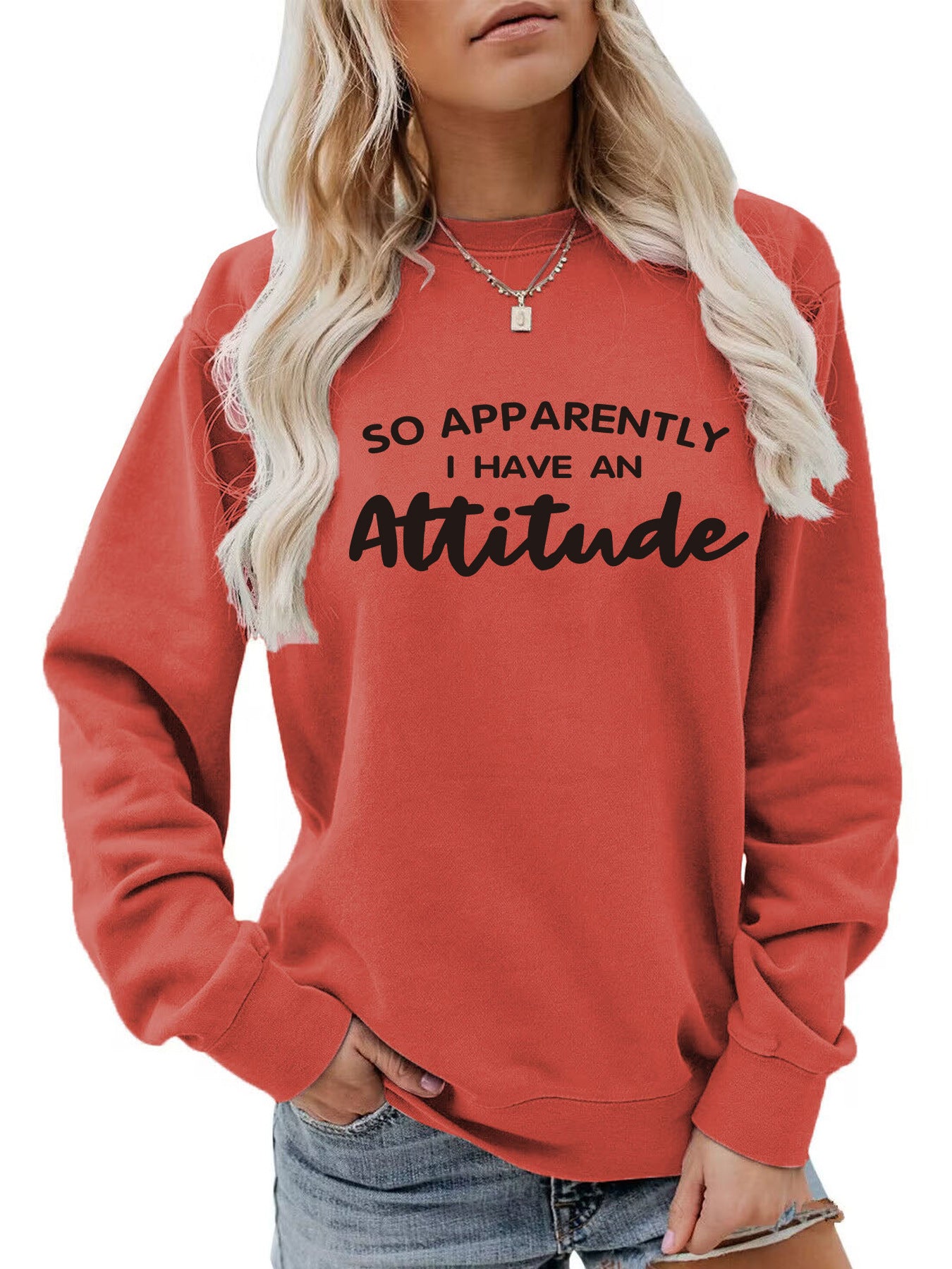 Back collar and velvet sweatshirt round neck slogan spoken language