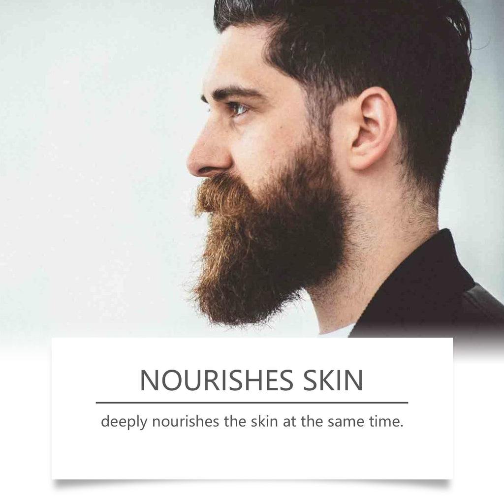 East Moon Men's Beard Care Oil, Gentle Cleaning, Moisturizing And Gentle Beard Care Essential Oil