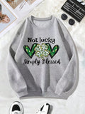 Back collar fleece hoodie round neck not made of clover