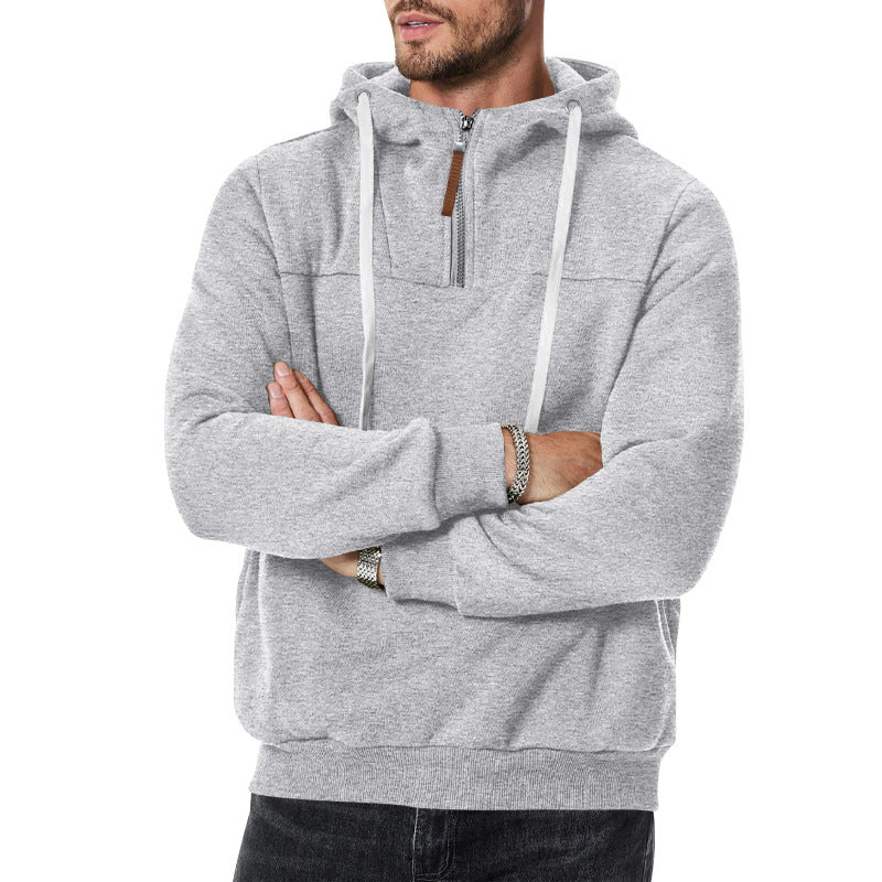 Men's Half Zipper Sports Hoodie