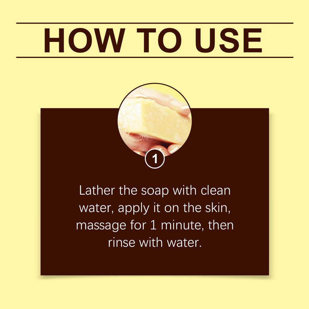 OceAura Lemon Herbal Vitamin C Soap Cleanser Body Skin Bath Mild Clean Refreshing Oil Control Skincare Soap