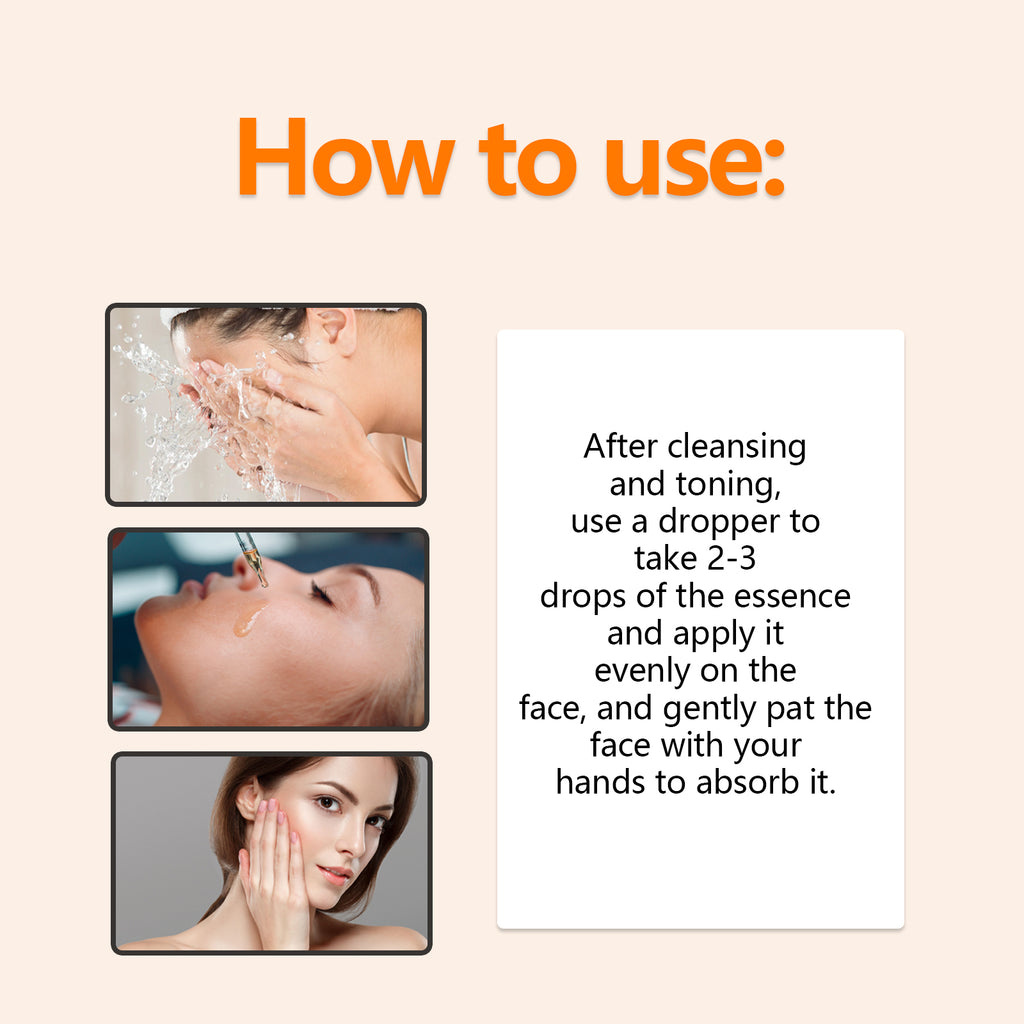 Vitamin C Face Serum, Lighten Fine Lines And Tighten Facial Skin Anti-Aging Serum