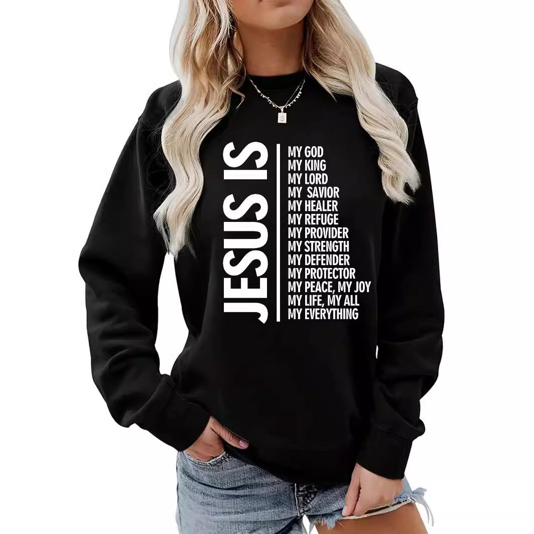 Back collar with fleece hoodie round neck