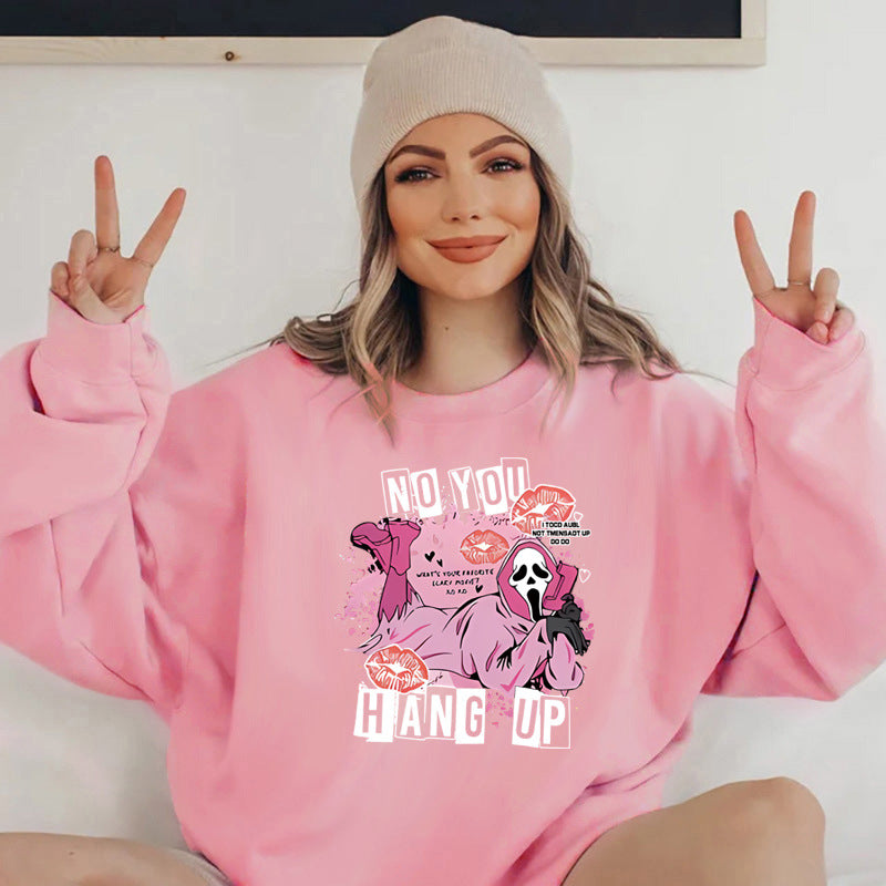 Back collar fleece hoodie