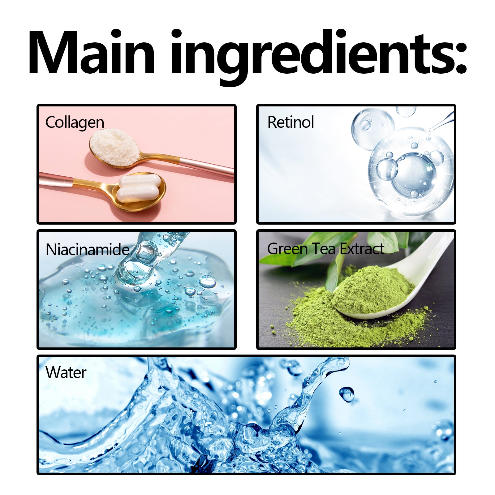 hoygi Retinol+Collagen Age-Defying Care Serum, Tighten Skin Anti-Wrinkle Anti-Aging Repair Pore Moisturizing Tender Skin