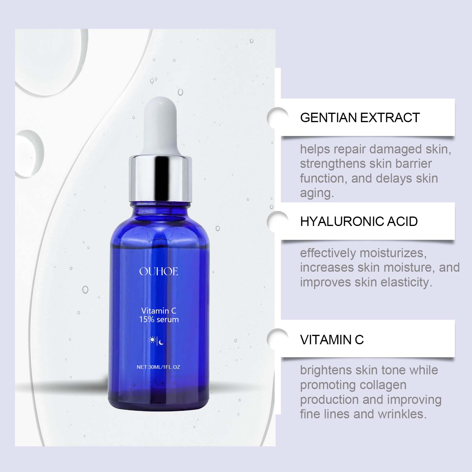 Facial Firming Serum Moisturizes And Moisturizes Facial Skin Gently And Nourishes Daily Skincare