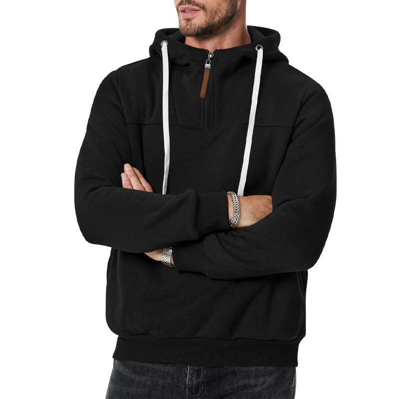 Men's Half Zipper Sports Hoodie