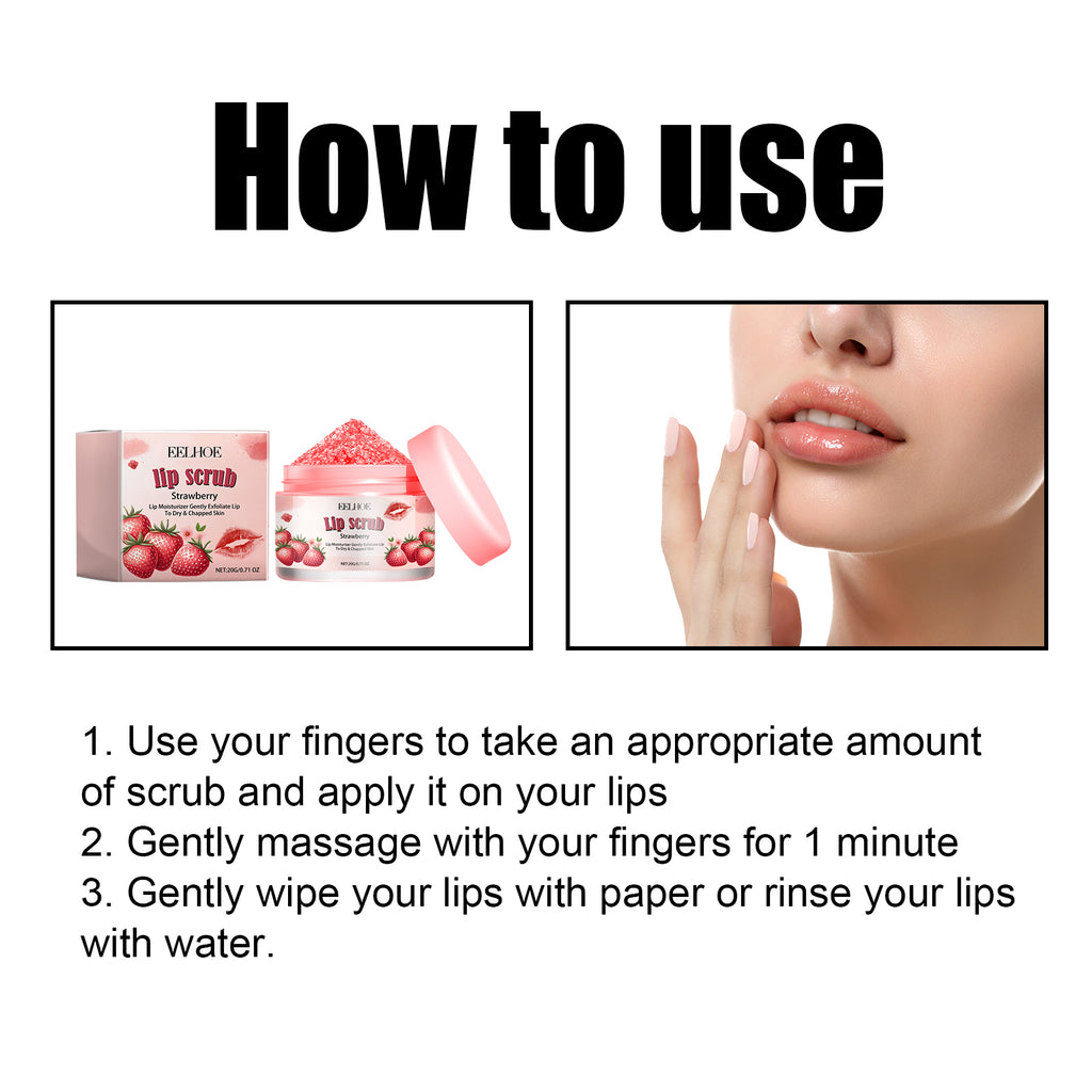 Lip Scrub, Lip Wrinkles Dry Dead Skin Moisturizing Toot Lips Moist Lips Lip Care