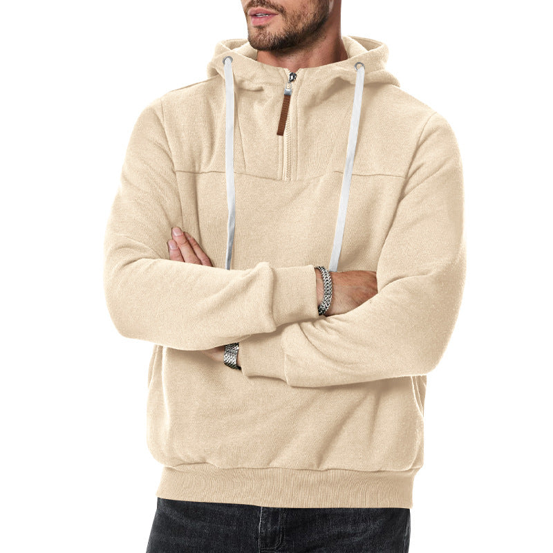 Men's Half Zipper Sports Hoodie