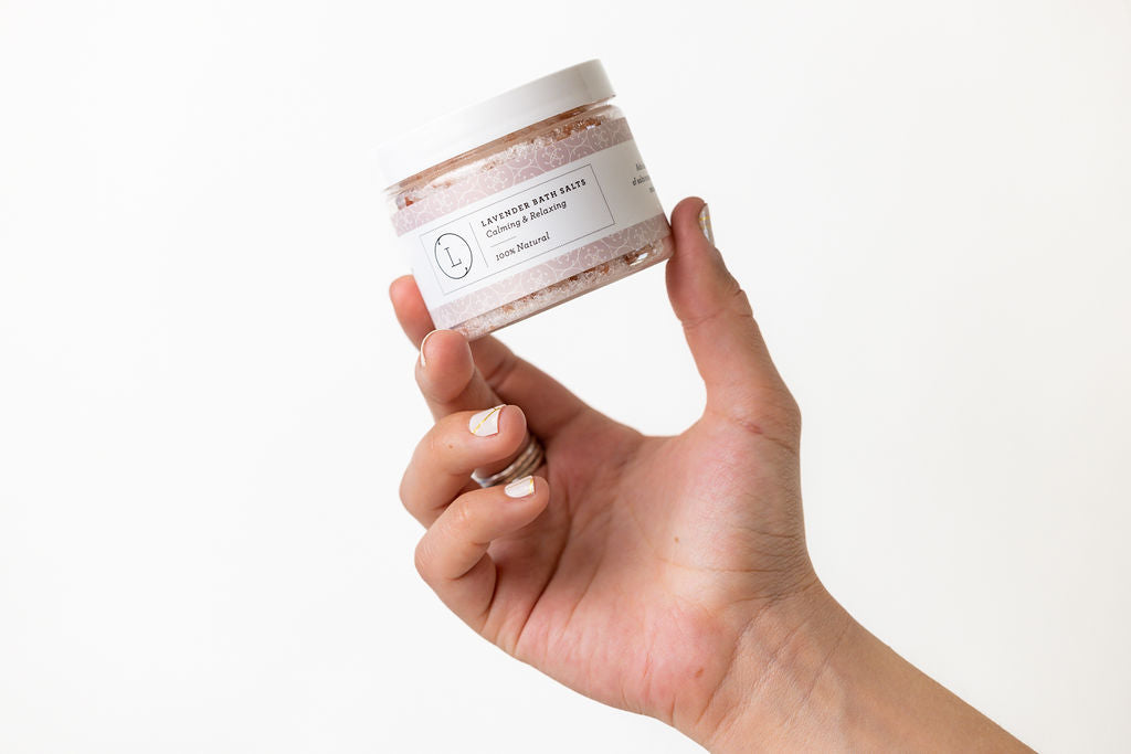 Lavender Natural Bath & Body basket