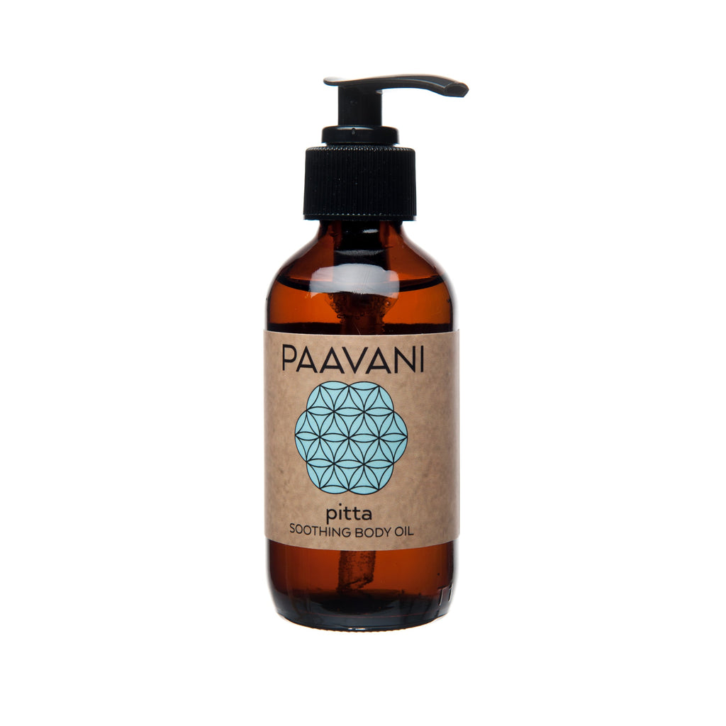 Pitta Body Oil | Cooling Ayurvedic Abhyanga Oil for Sensitive Skin