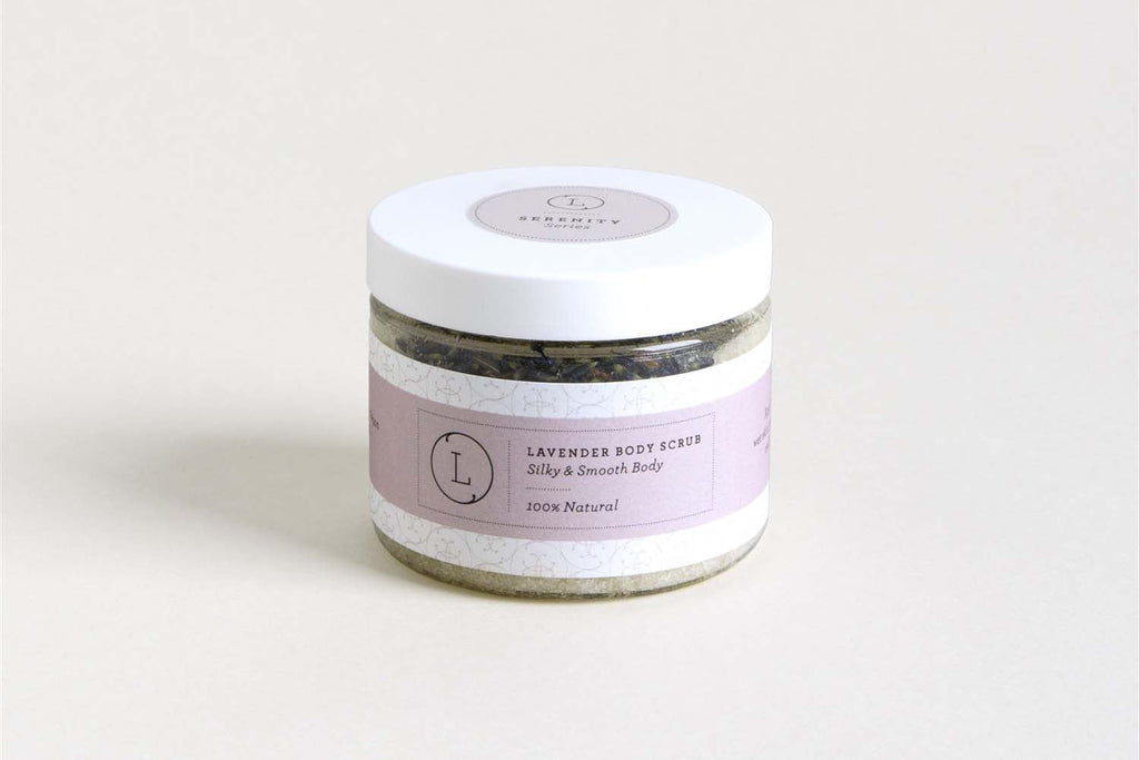 Lavender Natural Bath & Body basket